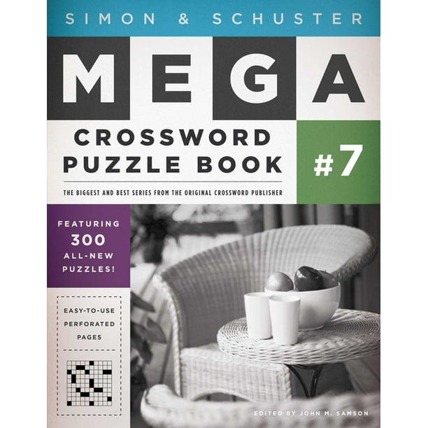 S&s Mega Crossword Puzzles: Simon & Schuster Mega Crossword Puzzle Book #7 : Volume 7 (Series #7) (Paperback)