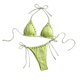 thumbnail image 2 of Traje de baño para mujer, bikini de moda de color liso con tirantes divididos, conjunto de dos piezas, trajes de baño para mujer, conjuntos de bikini para mujer, trajes de baño bikini para mujer, 2 of 3