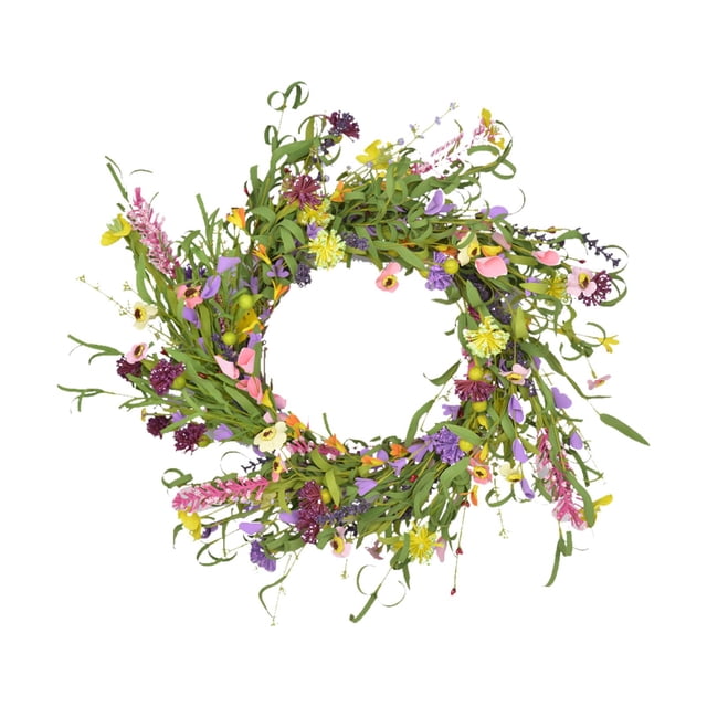 50cm de flores artificiales hecho simulación Margarita flores coronas para boda hogar puerta