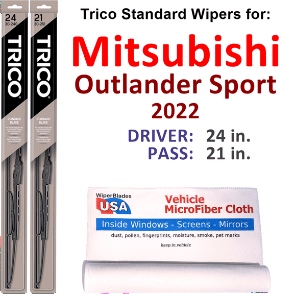 2022 Mitsubishi Outlander Sport Wiper Blades (Set of 2)