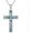 Cross Faith, variant on Religious Cross Pendant Necklace 925 Sterling Silver Origami Cross Pendant Cross Jewelry Gifts for Women