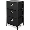 Whitmor 3-Drawer Chest, Black