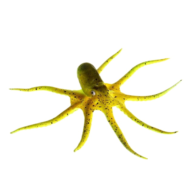 Silicona Suave Respndor Pulpo Acuario Paisajismo Adorno Decoración Sunnimix Artificial de silicona pulpo