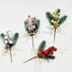 thumbnail image 1 of New Arrivals Christmas Bouquet Christmas Flowers Christmas Gifts Pine Cones Simulated Berries Christmas Decorations (4 Pieces), 1 of 5
