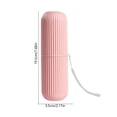 thumbnail image 3 of HOZVOMI Travel Toothbrush Organizer with Case and Toothpaste Holder for Camping and Everyday Use, 3 of 6