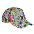 thumbnail image 3 of Daiia Cute Dogs Collage print Baseball Cap Men Women Golf Dad Hat Adjustable Original Classic Low Profile Hat Unconstructed Plain Cap, 3 of 9
