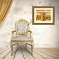 thumbnail image 3 of Anonymous 32x25 Gold Ornate Wood Framed with Double Matting Museum Art Print Titled - Downie Bros. Big 3 Ring Circus 1935, 3 of 4