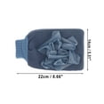 thumbnail image 4 of 1 Pc Double Side Shower Gloves Exfoliating Glove for Bathroom 8.66"x5.51" Blue, 4 of 6