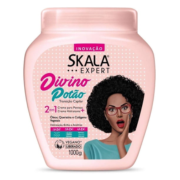 Crema de tratamiento capilar Skafe Skala Divino Potão 1000 g