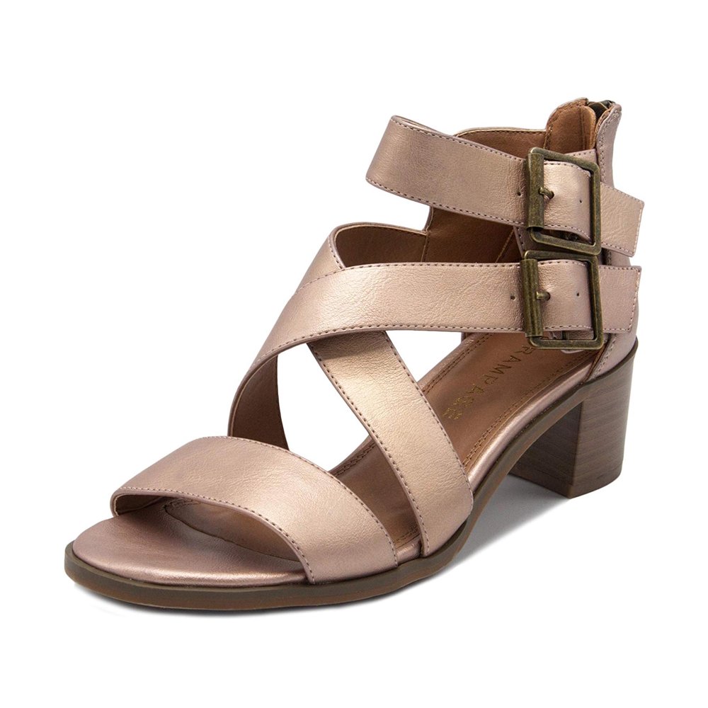 rampage rose gold sandals