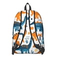 thumbnail image 3 of Cute Dinosaur Pattern Backpack for School,Cute School Bag,Schoolbag with Adjustable Shoulder Straps & Padded Back,15.7"x11.8"x5.5", 3 of 5