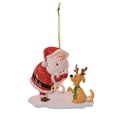 thumbnail image 2 of DFC 1PCS Christmas Tree Santa Christmas Entertainment Characters Christmas Family Gnome Decoration Pendant Cartoon Christmas Tree Pendant Christmas Decor, 2 of 4
