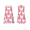 thumbnail image 7 of KLL Butterfly 2 Pattern Womens Summer Dresses 2025,Loose Round Neck Sleeveless Sundresses Tank Dresses with Pockets, 7 of 7
