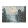 thumbnail image 7 of Yayeee Bath Rug for Bathroom Floor Non Slip Rectangle Fluffy Soft Absorbent Mat, 16"x24", Moon and House, 7 of 7