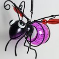 thumbnail image 2 of Estatua Insecto Hierro Solar Con Hadas LED para Jardín () Púrpura, 2 of 4