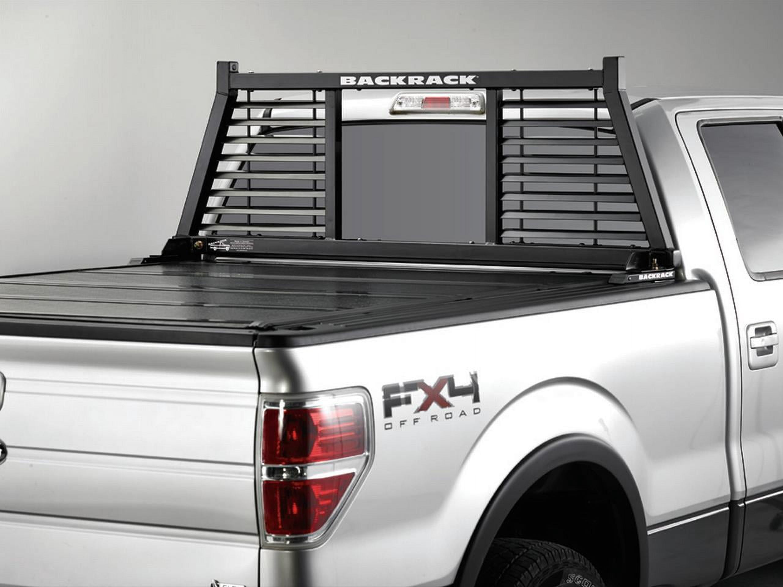 BACKRACK 143LV HALF LOUVER FRAME ONLY, HW KIT REQUIRED Fits select: 1999-2016 FORD F250, 1999-2016 FORD F350