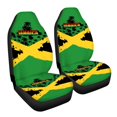 thumbnail image 7 of ZIATUBLE Jamaican Flag Car Front Seat Covers Palm Tree High Bucket Seat Protector Pack of 2 Polyester Driver Seat Covers for Women Fit for Car Truck SUV Auto Interior Accessories, 7 of 7
