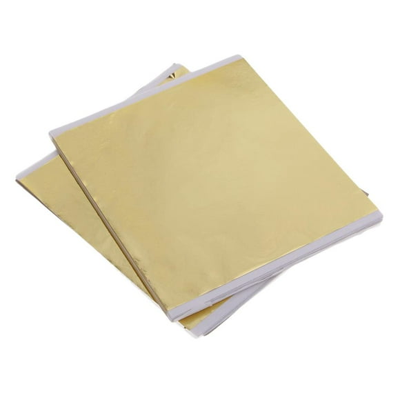 100 Imitation Color Leaf Sheets For Arts, Crafting, Decoration, Frames, Furniture, Interior Design, 14 By 14cm / 5..5 Inches