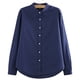 thumbnail image 2 of Camisa De Mujer Blusa Casual De Manga Larga Con Botones De Color Sólido, Azul Oscuro, L Advancent AP001197-15B, 2 of 7