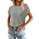 thumbnail image 1 of PRETTYGARDEN Top de Punto para Mujer con Hombros Descubiertos Gris Claro M, 1 of 8