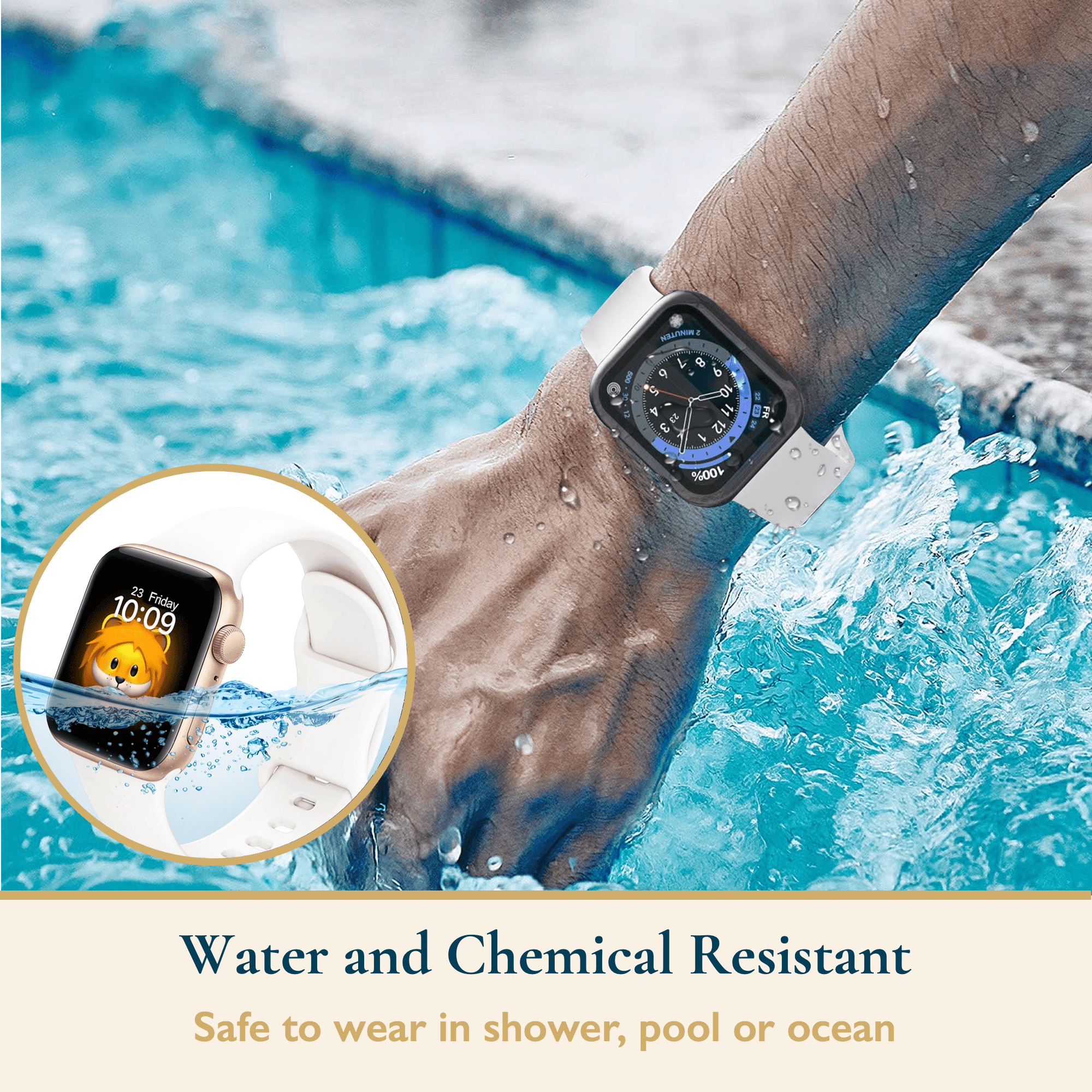 Swimming Apple Watch Se Salt Water Water Resistant Wear Apple