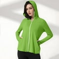 thumbnail image 5 of Women's UPF 50+ Sun Protection Hoodie Jacket Lightweight Thumb Long Sleeve Sun Shirt for Women with Pocket Hiking Outdoor, 5 of 7