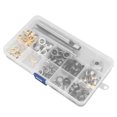 thumbnail image 2 of Grommet Eyelet Kit, Rust Prevention Eyelets Tool Kit Practical Easy Installation Widely Used  For Laces For Repairing, 2 of 8