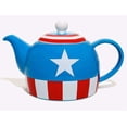 thumbnail image 3 of Tetera Marvel Funko I Am Captain America (cerámica, 14 cm), color azul, 3 of 5