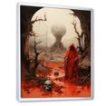 thumbnail image 2 of Designart "The Agony Coral Beige Art from Mexico I" Mexican Floater Framed Wall Art Living Room, 2 of 7