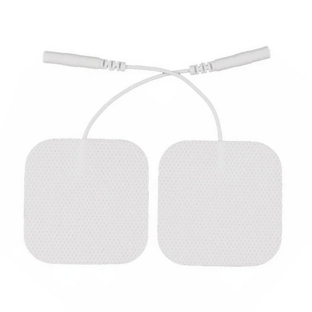 40 parches de masaje con electrodos de apertura de 2 mm, almohadillas de masaje autoadhesivas de repuesto de 5 x 5 cm
