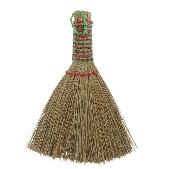 Raindrops Natural Broom with Handle for Indoor Cleaning Bristle Hand Broom for Sweeping Floors and Furniture for Home Use