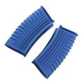 thumbnail image 2 of BrowQuartz 2 Pieces Pot Handle Holder Cover Household Cookware Accessory Insulation Sleeve Non-slip Heat-resistant Case Silicone Clip Blue Single hole, 2 of 6