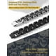 thumbnail image 5 of Pulsera de cadena de eslabones cubanos PROSTEEL para hombres Acero Inoxidable Plata 16 mm 9 pulgadas, 5 of 8