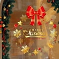 thumbnail image 6 of HomeKingdee Christmas Window Clings Red Gold Xmas Ball Window Stickers Double-Side Glass Decals for Home Party Supplies, 6 of 6