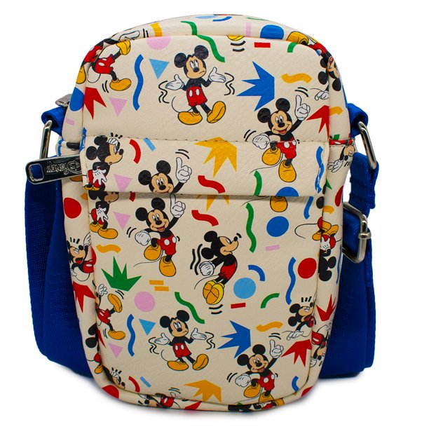 Disney Bag, Cross Body, Mickey Mouse Action Poses Confetti Collage ...