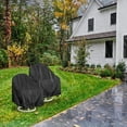 thumbnail image 4 of 2 Pcs Housse de Chaise de Loisirs Rotative Extérieure Imperméable Housse de Protection pour Meubles 30*34*38.5 Pouces, 4 of 9