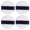 thumbnail image 1 of 4Pcs Professional Makeup Powder Puff with Ribbon Makeup Tool for Women and Girls, 1 of 7