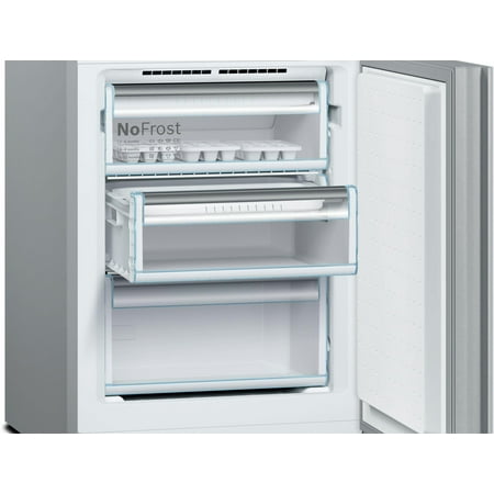 Bosch - 800 Series 10 Cu. Ft Bottom-Freezer Counter-Depth Refrigerator - Multi