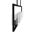 thumbnail image 5 of Hunter - Kerrison 6-light Natural Black Iron, Extra Large Chandelier, Dimmable, Linear Shaped, for Bedrooms, Kitchens, Dining, Living Rooms - 19548, 5 of 9