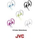 JVC HA-ECX20A Sport Écouteur Interne Clip Écouteurs&44; Bleu & Blanc – image 5 sur 5