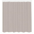 thumbnail image 2 of Ambesonne Abstract Shower Curtain, Floral Elements and Lines, 69"Wx70"L, White Warm Taupe, 2 of 4