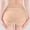 Beige, variant on Scyoekwg Women's Boyshort Underwear Stretch Solid Color Safety Panties Breathable Mid‑Waist Ladies Briefs For Daily Wear (Beige,XL)