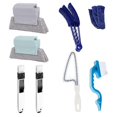 thumbnail image 1 of 8 Pcs Window Glass Cleaner Air Conditioner Cleaning Brush Groove Brushes Window Track Brushes, 1 of 3