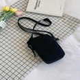 thumbnail image 3 of Lindbes 1pc Nylon Phone Pouch  Simple And Stylish Plain Letter Print Design  Suitable For Men‘s Daily Use  Travel And Vacation, 3 of 6