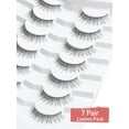 Anime Lashes Wispy False Eyelashes Natural Look 12MM Strip Lashes Thin