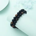 thumbnail image 4 of Double layer Tiger Stone Cremation Jewelry Lava Stone Urn Bracelet for Ashes for Women Men Healing Balancing Genuine Memorial Bracelets Memorial Urn Bracelet, 4 of 6