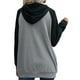 thumbnail image 4 of Sudadera De Mujer Otoño Invierno Jersey Manga Larga Cómodo Transpirable Simple Casual Sudadera Con Capucha Gris S, 4 of 6