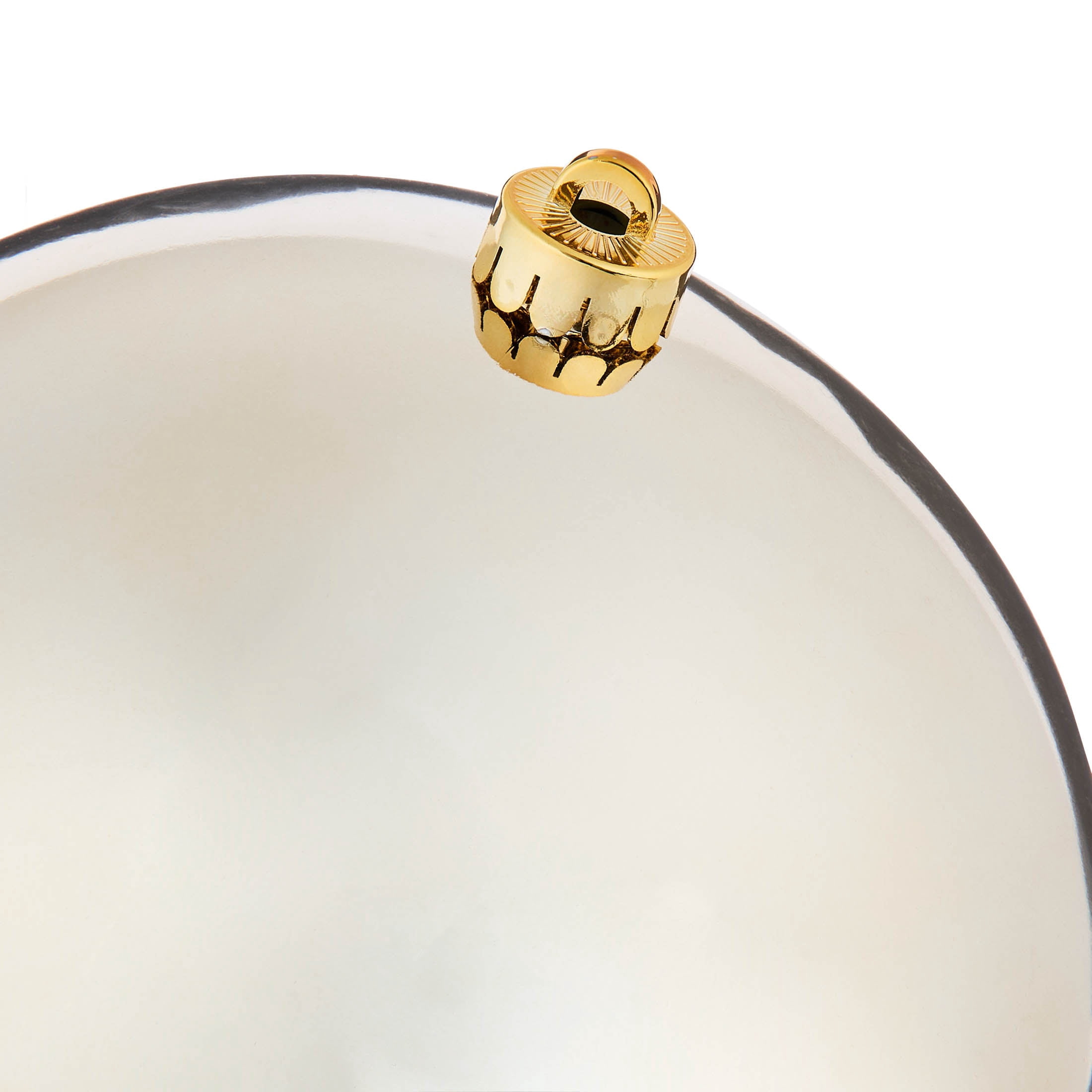 2-Count Champagne Jumbo Ball Shatterproof Christmas Ornaments, 8.5", by Holiday Time
