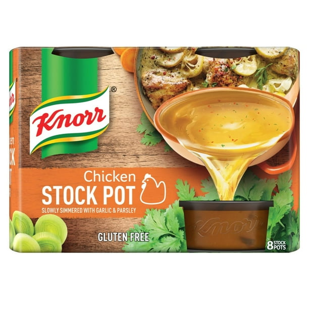 Knorr Chicken Stock Pot 8 X 28g Gluten Free Imported From Uk Walmart Com Walmart Com