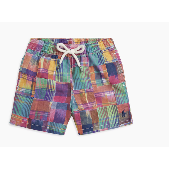 Baby Boy's Patchwork Swim Trunk